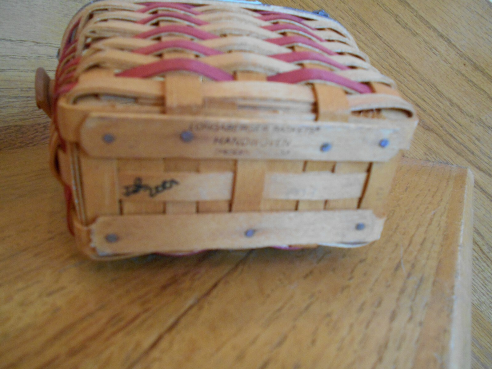 Longaberger Inaugural Basket Set 2001 patriotic handy size *shipping included!*