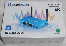 SuperBox S6 Max Smart Media Player Authorized Reseller Factory Sealed NEW