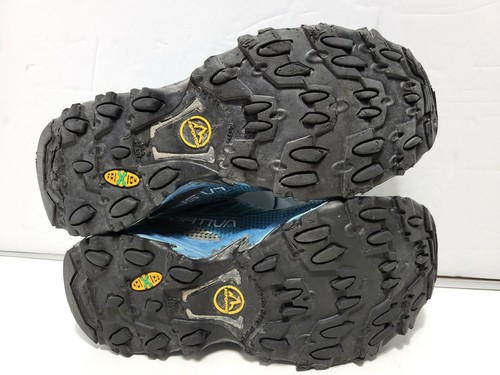 LA SPORTIVA Ultra Raptor Womens US 7 EU 38 Ink/Topaz Blue Trail Running Shoes - Picture 9 of 11