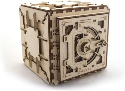 UGEARS Model Safe Kit | 3D Wooden Puzzle | DIY Mechanical Safe