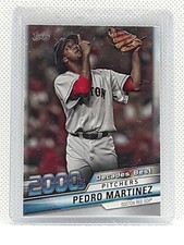 Pedro Martinez 2020 Topps Series One Baseball Decades Best 2000s Boston Red Sox
