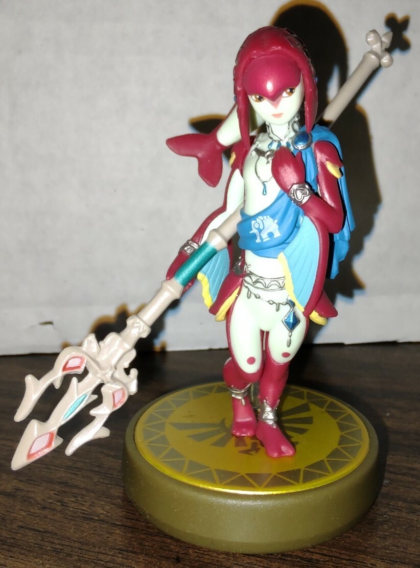 Legend Zelda Breath of the Wild Mipha Amiibo Nintendo Switch Wii U