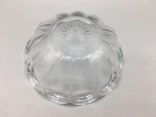 Heisey Clear Glass Panel Colonial Scalloped Rim Side Salad Bowl Signed Vintage - Picture 4 of 17