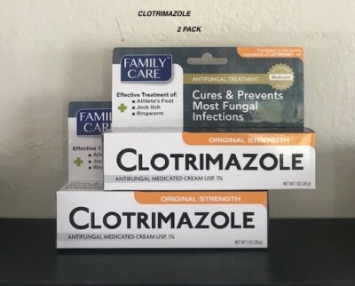   2 PACK FAMILY CARE ANTIFUNGAL TREAMENT  CREAM 