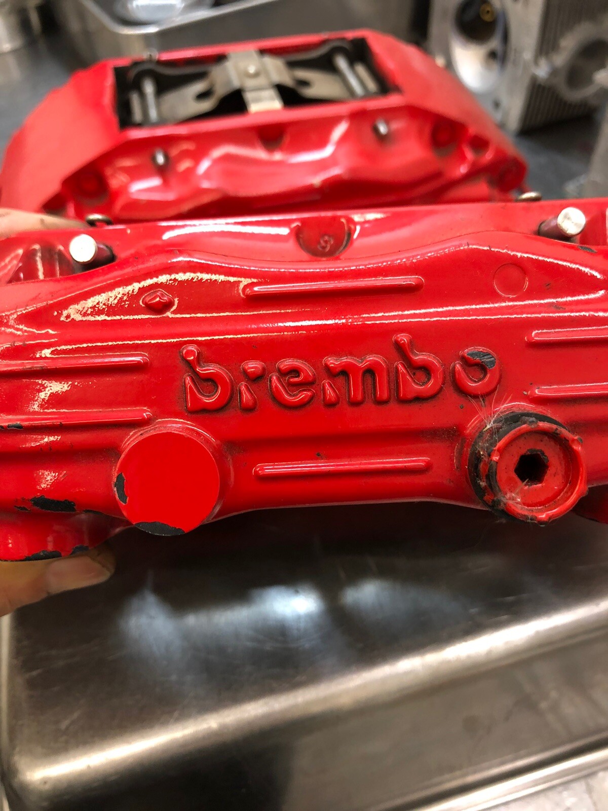 Ferrari F40 Brake Caliper With Porsche Logo Used Pair Excellent Condition