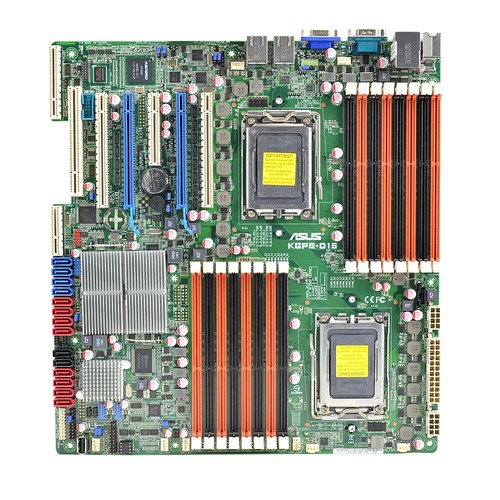 ASUS KGPE-D16 2x G34 DDR3 /max. 256GB/  PCIe SATA - Afbeelding 1 van 3