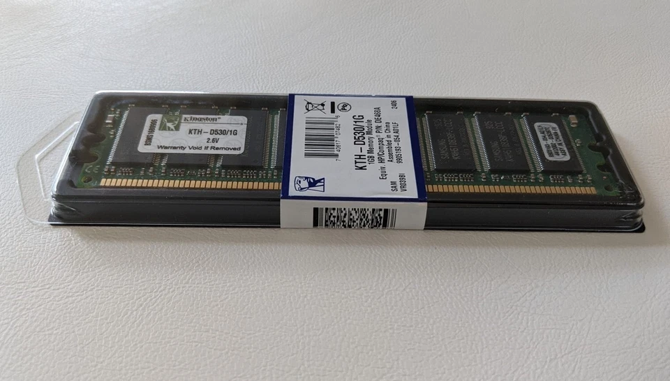New 1GB PC-3200 DDR-400 KINGSTON KTH-D530/1G PC3200 DDR1 Memory Stick NIP Sealed - Image 2 of 4