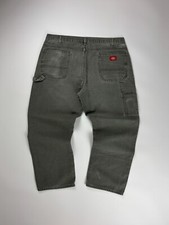 Vintage Dickies Workwear Pants / Relaxed Fit / Carpenter Bottoms / 40x30 Green
