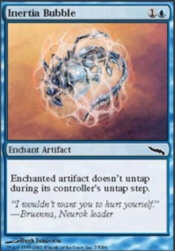 Inertia Bubble 4x FOIL MDN MTG Mirrodin Common MINT blue Inertia Bubble 4x FOIL MDN MTG Mirrodin Common MINT blue