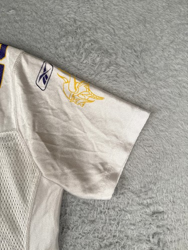Minnesota Vikings Football Jersey Women Small White #28 Adrian Peterson Reebok - Picture 2 of 18