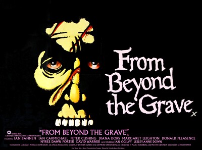 FROM BEYOND THE GRAVE 1974 UK Quad Poster Druck 30x40'' Peter Cushing KOSTENLOSER VERSAND