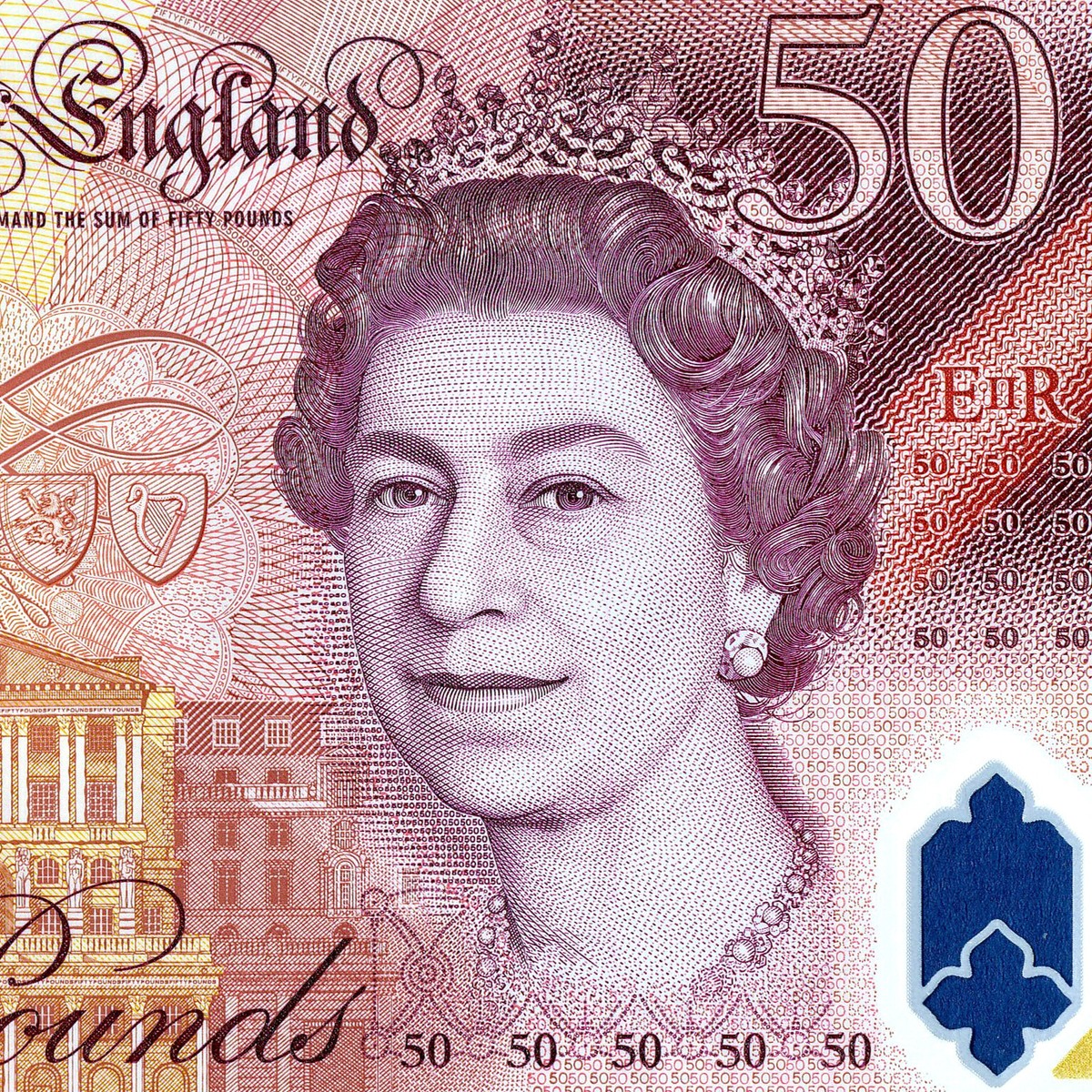 AE73 689889 - UNC Bank of England First Polymer £50 Series 