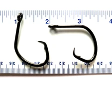 50 VMC 3X Strong 8382 8382BN Nemesis Circle Black Nickel Fish Hooks 6/0