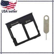 Original NEW SIM Card Tray Holder Slot microSD + Pin For Samsung A10e A102U