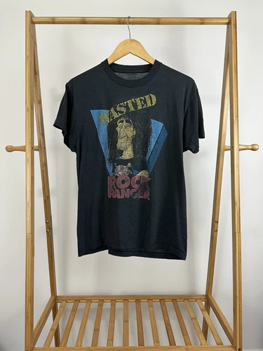 Great White Wasted Band Tour Concert Paper Thin Bur 1980s vintage concert t-shirt, vintage, single stitch, B+ condition