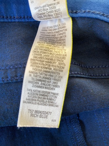 Marks and Spencer Jeggings Rich Blue UK 20 Regular - 第 11/11 張圖片