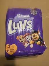 Luvs Diapers Size 3, 34 Count paw patrol diapers new size 3