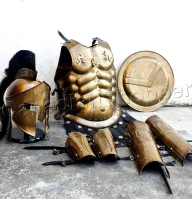 #ad Medieval Spartan Full Costume Replica Muscle Suit 300 Movie Costume $274.73