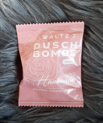WALTZ 7  ''Duschbombe Rose''  Wellnessdusche mit zartem Rosenduft   Hamman  Neu!
