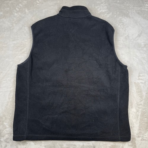 Timberland Fleece Vest Mens Size 3XL Black Full Zip Pockets Embroidered Polartec - Picture 4 of 9