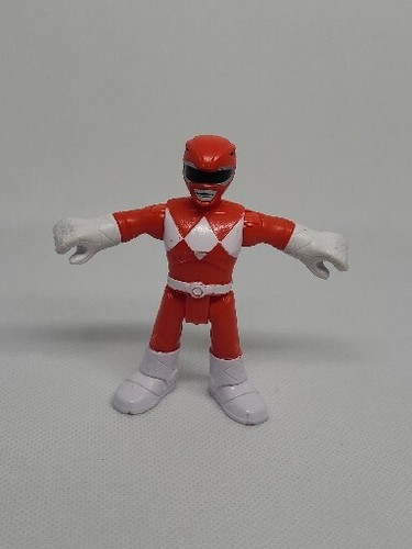 Fisher Price Imaginext RED POWER RANGER Mighty Action Figure - 3" - Picture 7 of 7