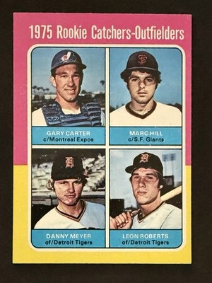 1975 Topps Rookie Catchers-Outfielders Gary Carter(RC) AI GRADE 7! NM