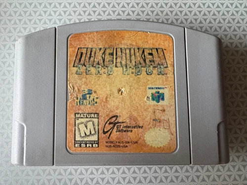 Duke Nukem Zero Hour N64 Nintendo 64 Game Cart Authentic Tested & Working!