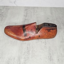 1 Vintage Wooden Shoe Maker Shaper Cobbler Mold Form Arnold Shoeworks 8.5 1957