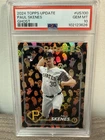 2024 Topps Update Ghost SP RC Paul Skenes PSA 10 #US100 Rookie POP 18