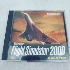 Microsoft Flight Simulator 2000 PC – Big Box Complète – Comme Neuf – RARE