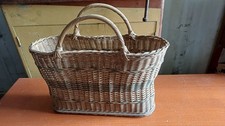 Pretty Vintage Slimline Basket - Wicker