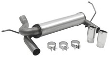 Dynomax Super Turbo Axle-back Exhaust System For Jeep Wrangler Jk 2007-2018 Dynomax Super Turbo Axle-back Exhaust System For Jeep Wrangler Jk 2007-2018
