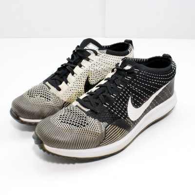Nike 909756-001 Flyknit Racer G Spikeless Golf Mens 10.5 Black