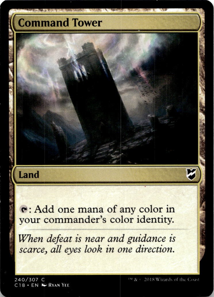 Command Tower 240 Common Commander 2018 Magic: The Gathering Near Mint
