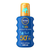 Nivea Sun Kids SPF50 Sun Lotion Coloured 200ml *** 42.45 per litre