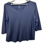 J Jill Womens Shirt Size L Perfect Pima Cotton Classic Capsule Essentials