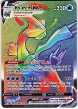 kyurem vmax pokemon card value - - 49/196 - Lost Origin When your Pokémon VMAX is Knocked Out Kyurem VMAX Pokemon Cards Price