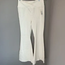 NWT We The Free Venice Beach High Rise Flare Sz 29 Pant Ivory