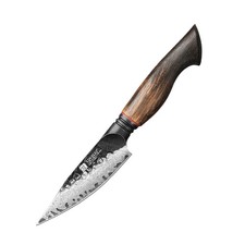XINZUO 9PC Damascus Knife Set 67-Layer Steel White Oak G10 Handles