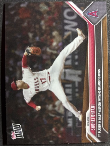 2023 Topps Now - #683 Shohei Ohtani 1st Player in MLB 40 HR