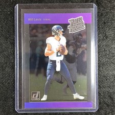 2023 Clearly Donruss Football WILL LEVIS Clearly Retro Rated Rookie 1989 #4