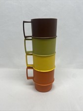 VTG Set of 4 Harvest Colors Tupperware Coffee...