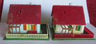 HO Cottages, Euoropean look, made in Japan. Two twin houses, color variations — photo 5