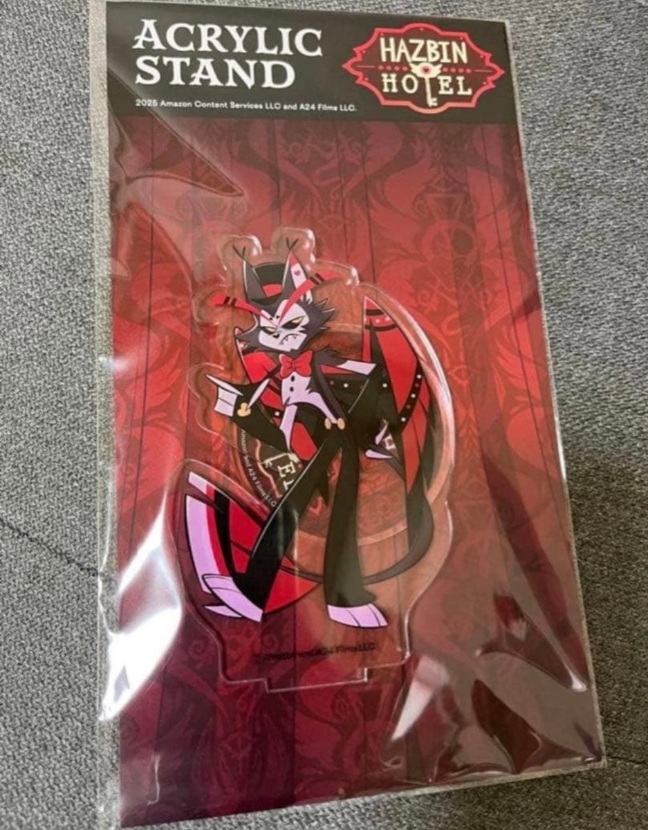 Hazbin Hotel Alastar Lucifer Vox Acrylic Stand Figure 2025 POP UP