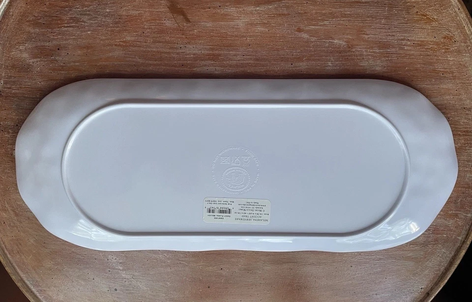 Michel Design Works “Sweet Floral Melody” Melamine Accent Tray 15.75”  X 6.25” - Image 3 of 4