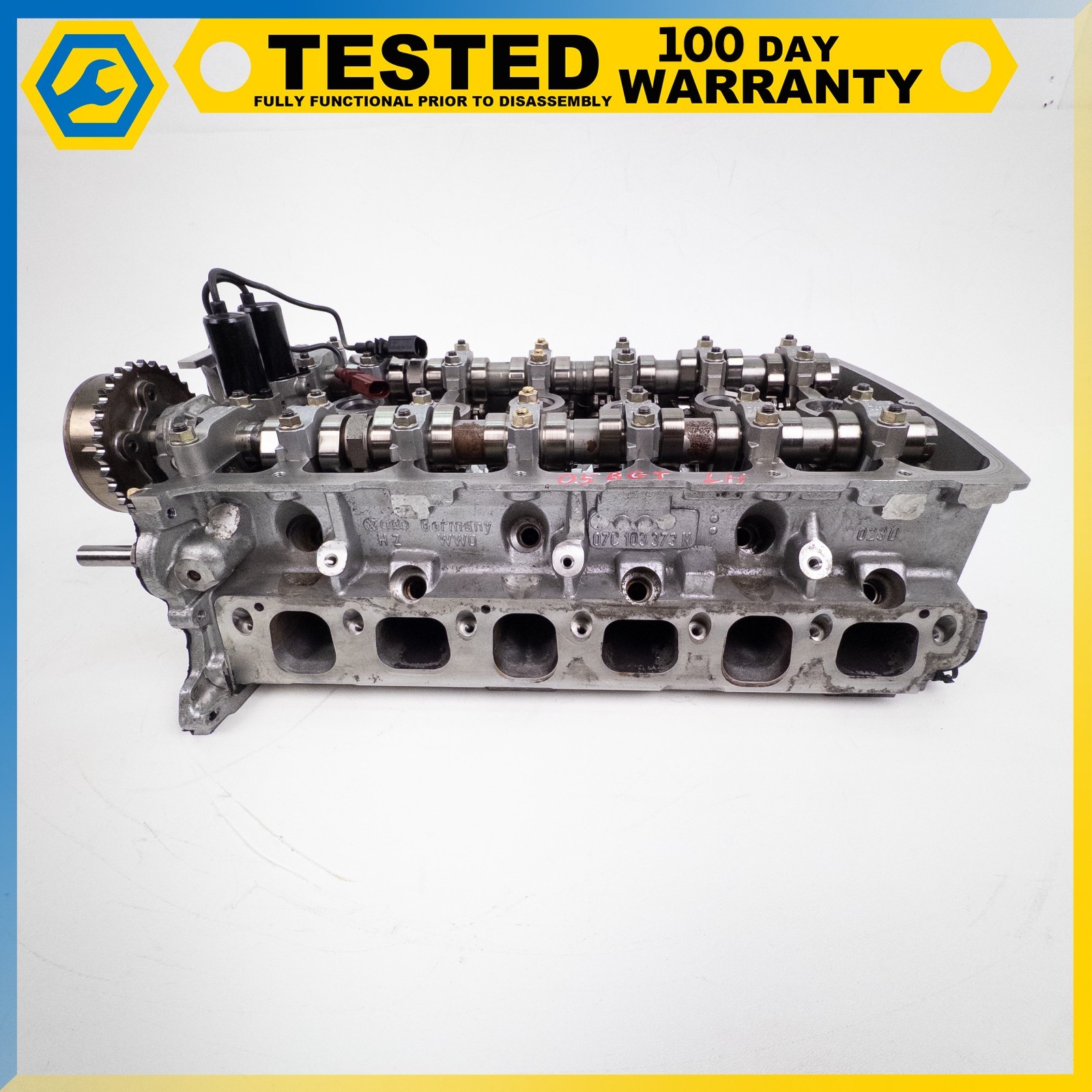 03-13 BENTLEY CONTINENTAL GT FLYING SPUR 6.0L W12 LEFT ENGINE CYLINDER HEAD OEM