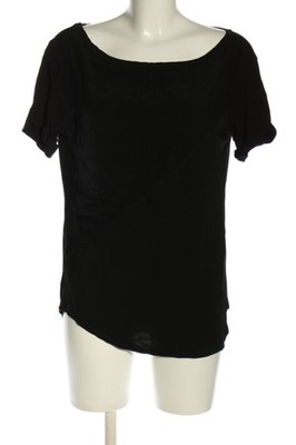 SISLEY Schlupf-Bluse Damen Bluse Gr. DE 36 schwarz Casual-Look