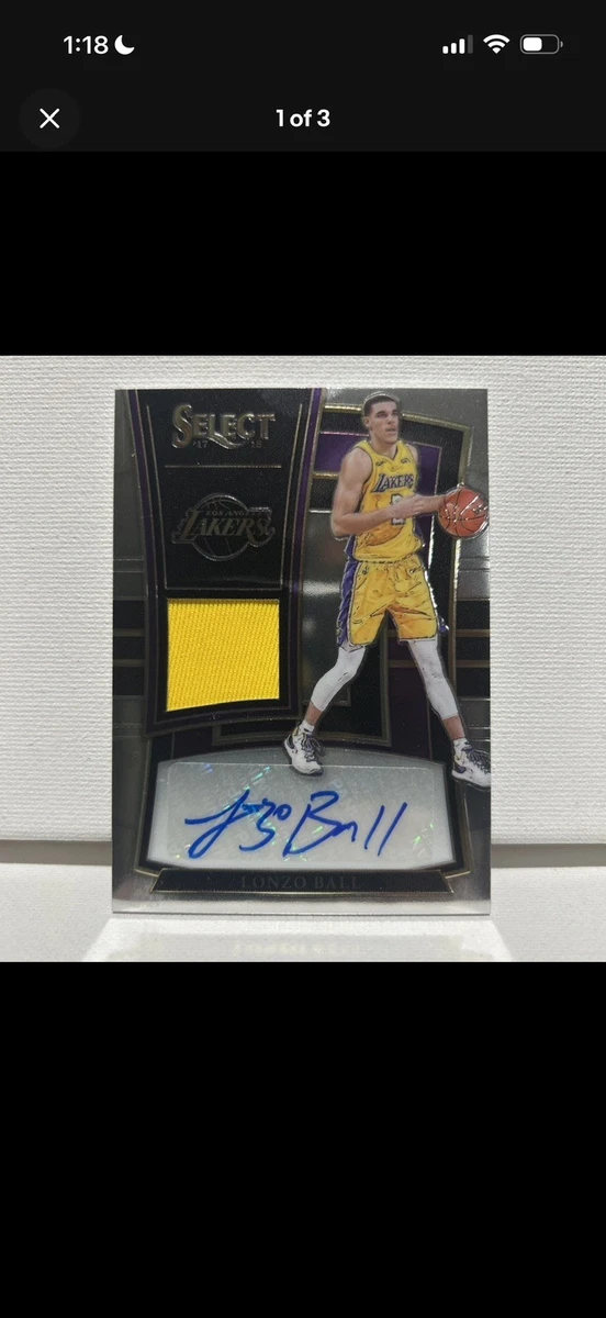 2017-18 Panini Select - Lonzo Ball #RJA-LBL for sale | eBay