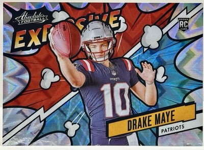 2024 Panini Absolute - Explosive #EX-DME Drake Maye (RC)