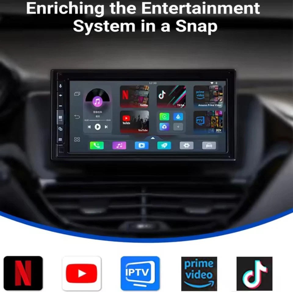 OTTOCAST Play2video Pro Wireless Android Auto Apple CarPlay Netflix Youtube - Miniatura 3